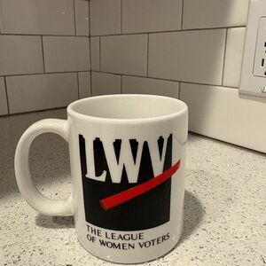 LWV White Ceramic Mug